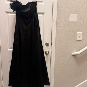 Fashion Nova Black Strapless Dress